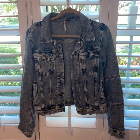 Free People Rumors Denim Jacket